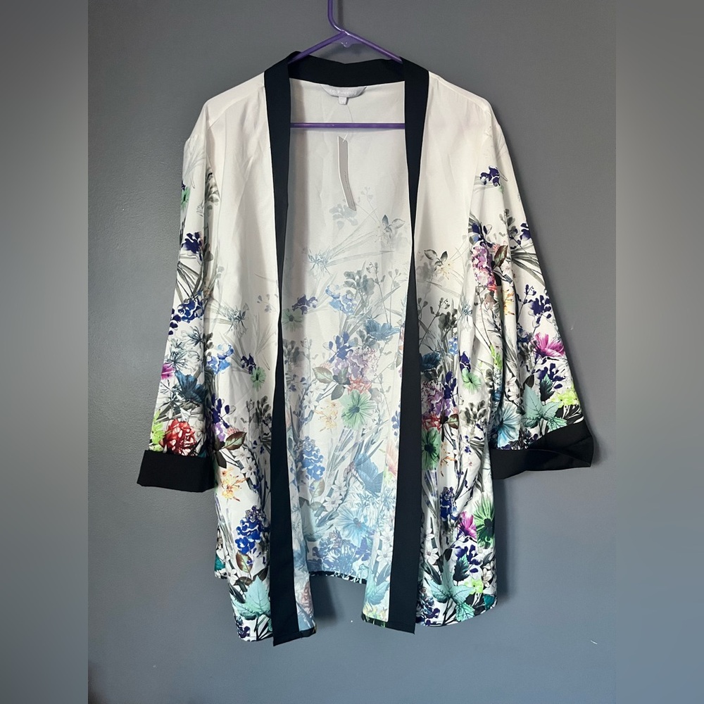 Floral Women's Kimono Robe - Multicolor
